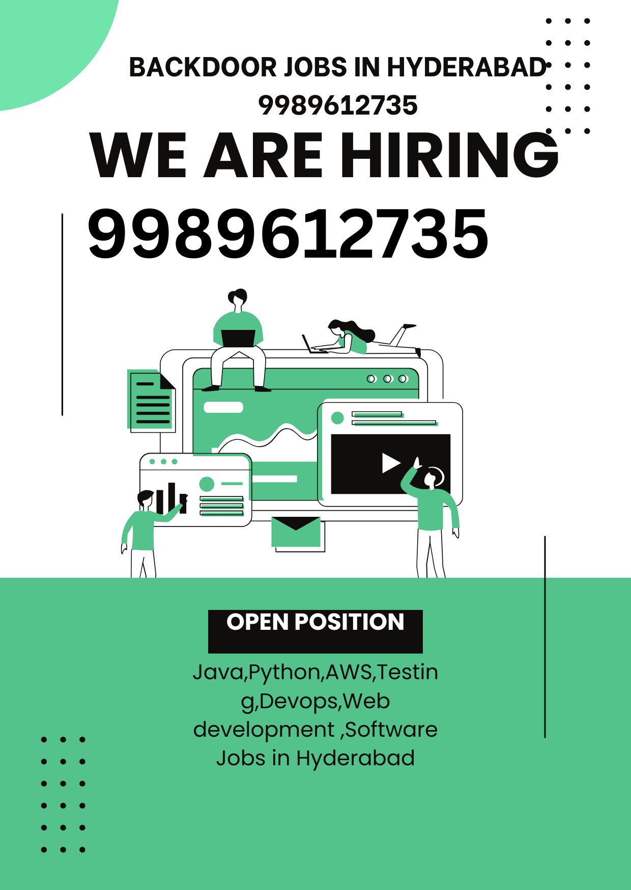 call for Jobs 99.89.61.27.35 hiring IT ,Software Fresher Openings  Job in Hyderabad
